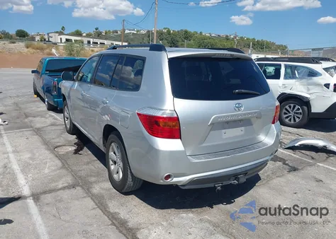 2010 Toyota Highlander Base V6 z USA, uszkodzony, nr VIN 5TDZK3EH3AS008738